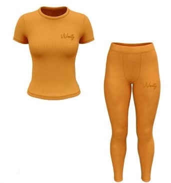 Apricot Loungewear Basic Set